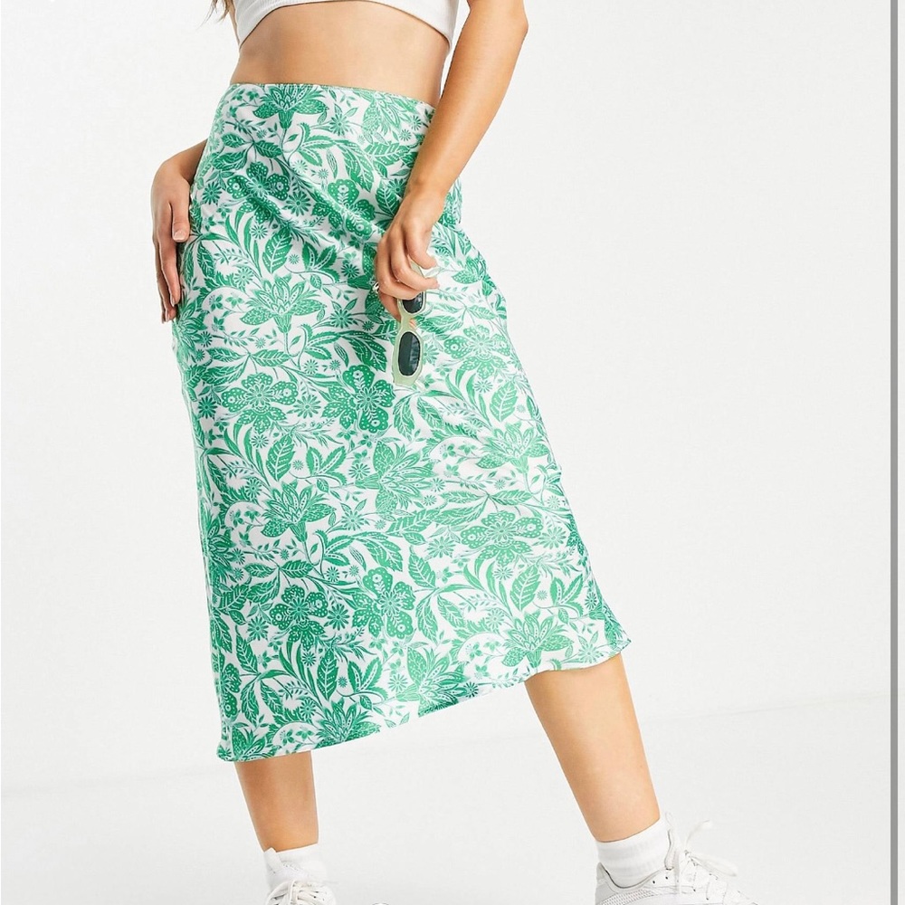 NWT Topshop Paisley Midi Skirt